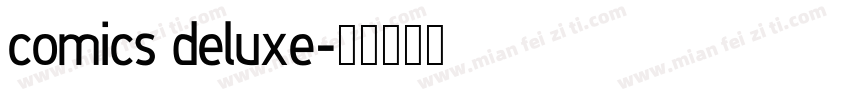 comics deluxe字体转换